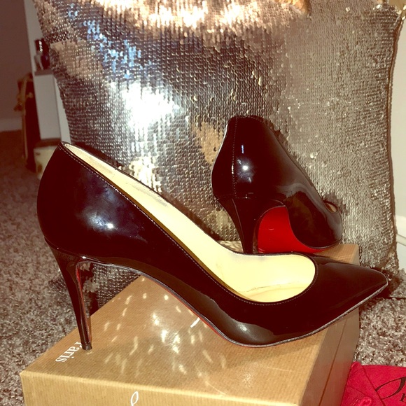 Pigalle Follies 85 Patent Red Bottoms - Picture 3 of 7